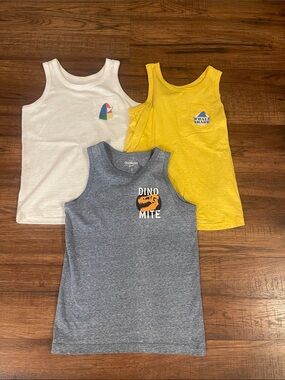 Boys size 7 tank top bundle